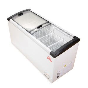 Congélateur coffre en verre certifié CE, refroidissement direct direct usine, congélateur pour aliments surgelés - Product Image 1