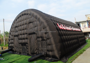 Thương mại khổng lồ lớn màu đen vòm đường hầm di động LED Disco ánh sáng câu lạc bộ đêm Lều Inflatable hộp đêm Inflatable Cube Đảng lều - Product Image 6