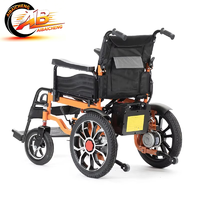 Scooter Eléctrico Portátil de Acero de Última Generación, 24V 12AH 250W*2, con Pedal de Empuje Manual, Freno de Mano y Ruedas Plegables para Personas con Discapacidad