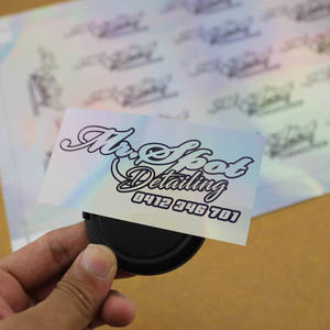 Etiqueta holográfica <span class=keywords><strong>de</strong></span> arco iris, adhesivo <span class=keywords><strong>de</strong></span> impresión <span class=keywords><strong>de</strong></span> holograma prismático, pegatinas láser <span class=keywords><strong>de</strong></span> reflexión personalizada, OEM/ODM - Product Image 4