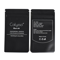 Sacs Mylar Noirs Mats Anti-Odeur à Fermeture Zip Refermable Personnalisée, Petit Emballage, Pochettes Plates en Feuille