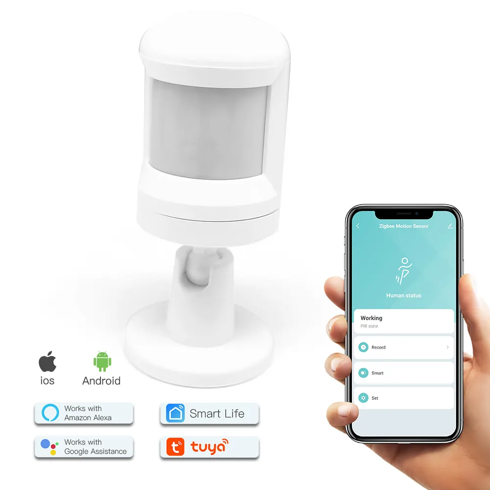 Zigbee PIR detektor gerakan Sensor gerak inframerah, Alarm keamanan rumah sistem Sensor gerak manusia