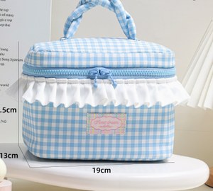 กระเป๋าเครื่องสำอางพกพาลายลูกไม้<span class=keywords><strong>เค้ก</strong></span>น่ารัก ปี 2026 สำหรับผู้หญิง - Product Image 6