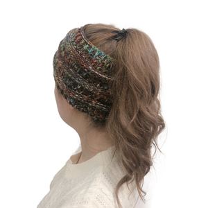 Amazon Venta caliente de invierno más cálido Headwrap llano acrílico tejer diadema elástica - Product Image 6
