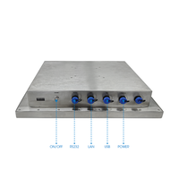 Pantalla táctil capacitiva de acero inoxidable de 15 pulgadas IP65 Panel industrial resistente al agua PC con escáner de código QR Panel PC