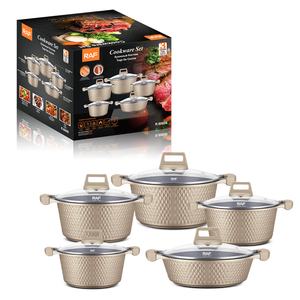 Juego de Ollas RAF Antiadherentes para Cocina, Varios Tamaños, Compatible con Inducción, Gas y Vitrocerámica, R.80006 RAF 20 - Product Image 2