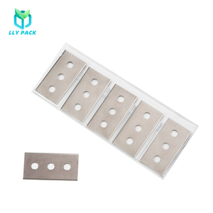 43*22*0.5mm Double <b>Edge</b> Carbon Steel Blade for Cutting Wrapping Film Foil - Product Image 2
