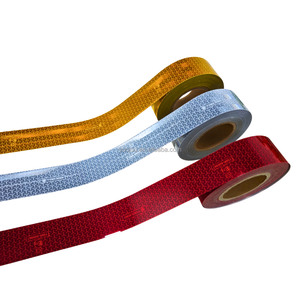 ECE 104 Reflective Tape PMMA Acryl Micro Prisma tic Retro Reflective Vinyl <span class=keywords><strong>Sticker</strong></span> Tape Roll für LKW - Product Image 2