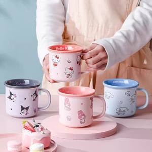 Taza de cerámica Sanrio con asa, diseño de dibujos animados, para niños, regalo de cumpleaños. - Product Image 4