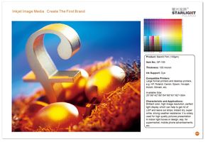 Film rétroéclairé pour impression jet d'encre compatible avec les imprimantes Epson, Canon, <span class=keywords><strong>HP</strong></span> - Product Image 6