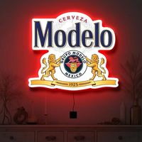 Décoration murale personnalisée en néon LED, lettres pour bière, logo d'entreprise, enseigne avec tube en métal et en verre pour la maison, le centre commercial, la voiture et le parc