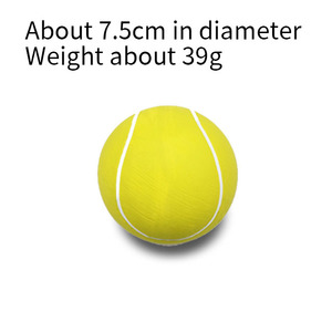 Jouet pour chien grinçant écologique Offre Spéciale balle d'entraînement interactive en caoutchouc souple Durable balle à mâcher pour chien de compagnie - Product Image 3