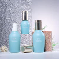 Flacon compte-gouttes en verre transparent vide pour sérum et crème visage, avec pipette, 120 ml, 100 ml, 40 ml, marque privée