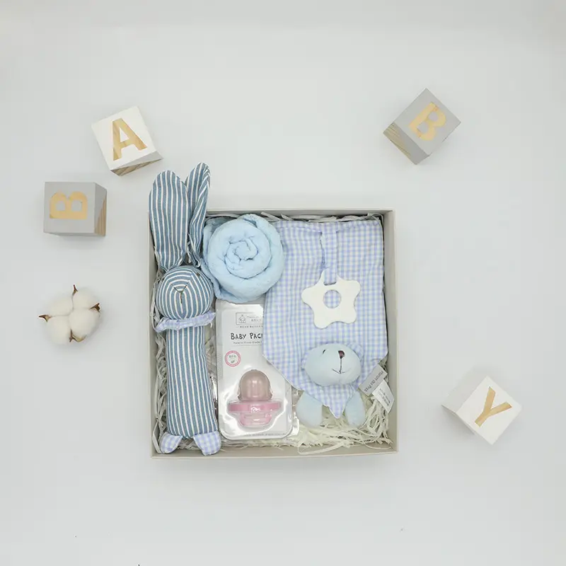 ชุดของขวัญอาบน้ำสำหรับเด็กแรกเกิด,ชุดของเล่นตุ๊กตาผ้าพลัฌสำหรับเด็กทารกแรกเกิดชุดกล่องของขวัญ