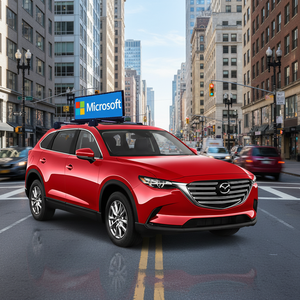 Mini écran LED polychrome pour voiture Écran de toit GPS double face étanche extérieur ultra-mince haute luminosité Affichage LED pour taxi - Product Image 1