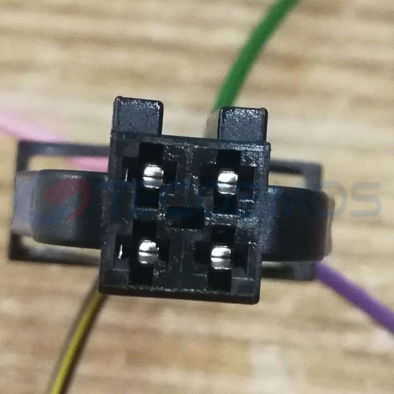 Car Connector For Volkswagen 3b0972722 Small two braids with 4 stitches CT4-0166M