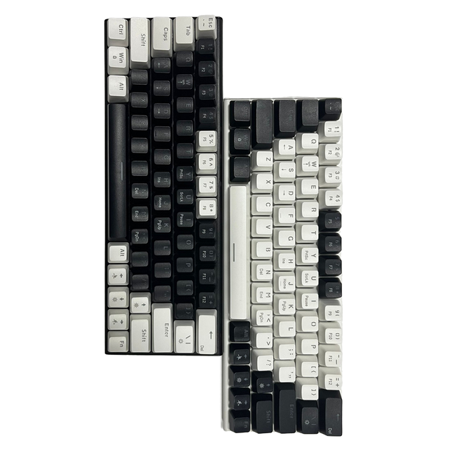 OEM RGB Backlit Color Lighting DIY Trading Mechanical Gaming Keyboard with Blue Switch Type C Hot Swappable for PC