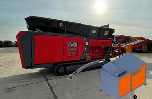 Upsen Ums950 di động kim loại Shredder theo dõi di động đôi trục Shredder - Product Image 4