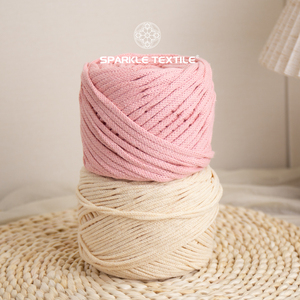 <span class=keywords><strong>Fil</strong></span> rond en mélange coton-lin creux, <span class=keywords><strong>fil</strong></span> à crocheter <span class=keywords><strong>tendance</strong></span> pour sacs de plage DIY, sacs en filet - Product Image 6