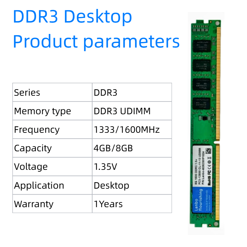 4GB 1600MHZ