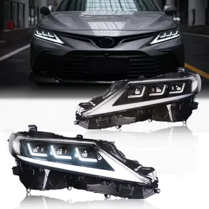 Car Headlight Assembly Is Suitable 18-23 For Toyota CAMRY Camry Amber Reflector Transparent Lens