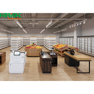 Étagères de supermarché en métal double face, rayonnages gondoles pour l'affichage commercial en magasin d'alimentation, pour allées de supermarché - Product Image 3
