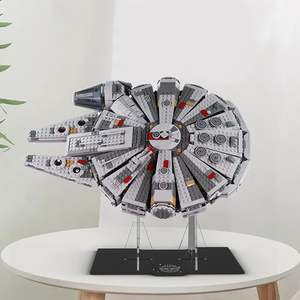 แท่นอะคริลิคสำหรับตั้งโชว์โมเดล <span class=keywords><strong>Millennium</strong></span> <span class=keywords><strong>Falcon</strong></span> 75105 จาก Star Wars ผิวขัดเงา แนวตั้ง ประหยัดพื้นที่ - Product Image 6