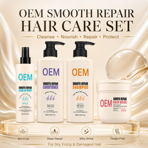Wholesale Smooth Repair Hair Treatment Set with Keratin Ceramide Argan Oil Shampoo Conditioner Mask <b>Spray</b> for Hair Brands - Product Image 1