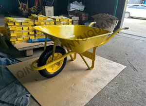 Brouette Robuste avec Châssis à Structure Renforcée pour Jardinage et <span class=keywords><strong>Construction</strong></span> 65 L WB6200 - Product Image 2