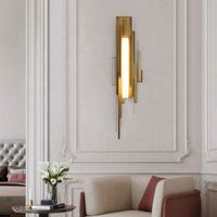 Postmoderne lumière luxe minimaliste applique villa géométrique salon fond applique design chambre lampe de chevet