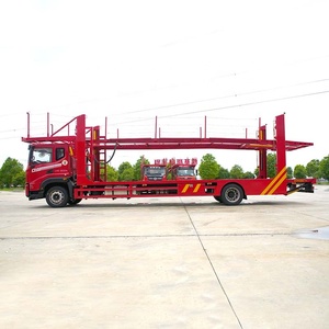 Dongfeng Camion de transport de véhicules automobiles à double pont 5 Camion de transport automatique 4x2 à vendre - Product Image 4