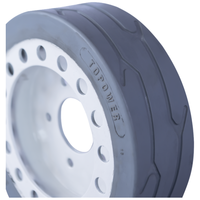 Roue de plateforme élévatrice ITECO IT12122, numéro de pièce 83809009, pneu non-marquant 406x125