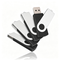 Gadget Baru Keren Mini USB Flash Drive USB2.0/3.0 16GB Metal USB Logo Custom MOQ Rendah Flash-card 1TB 3.2 Kecepatan Super Tinggi