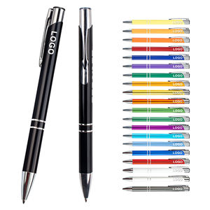 Stylo exécutif en aluminium avec impression UV, encre bicolore, souvenir promotionnel, design plume, fabriqué en Chine - Product Image 3