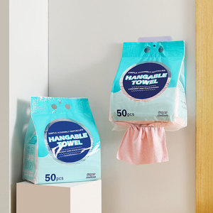 ผ้าเช็ดทำความสะอาดไมโครไฟเบอร์แบบแขวน 50 แผ่น – ใช้ซ้ำได้ ซักล้างได้ ไม่เป็นขุย ดูดซับได้ดีเยี่ยม ผ้าเช็ดทำความสะอาดอเนกประสงค์สำหรับบ้านและห้องครัว - Product Image 6