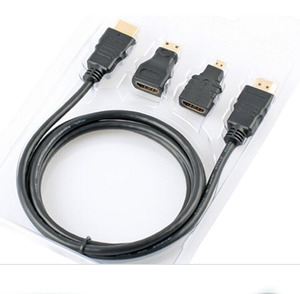 Hot bán 3 trong 1 HD mi Cable Adapter Bộ dụng cụ HD mi để Mini <span class=keywords><strong>Micro</strong></span> HD mi cáp bộ - Product Image 2
