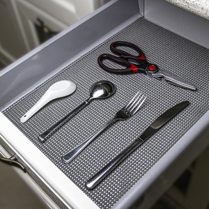 FOOTCARE Tapis de protection écologique en PVC pour étagère de cuisine moderne, tapis antidérapant non adhésif pour tiroir et boîte à outils, modèle - Product Image 4