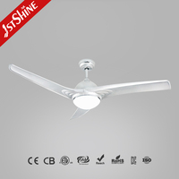 Ventilateur de plafond professionnel 1stshine 52 pouces avec pales en ABS, télécommande, éclairage LED, idéal pour la décoration intérieure – Vendeur d'exception, directement de l'usine