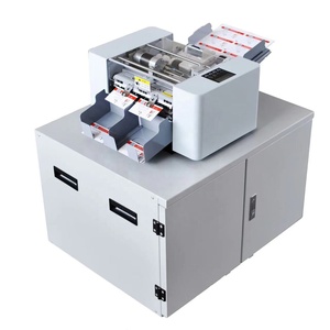 Machine de découpe de papier semi-automatique RUICAI très vendue pour les imprimeries, coupe-cartes de visite professionnel 200W - Product Image 3