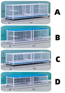 Güvercin kafesi delevage de güvercin için damızlık çift kafes - Product Image 2