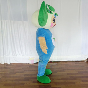 Adorable costume de mascotte de <span class=keywords><strong>dessin</strong></span> animé <span class=keywords><strong>à</strong></span> tête de feuille certifié CE, fourrure, costume de fourrure, événements sur le thème du <span class=keywords><strong>renard</strong></span>, Halloween, Noël, fêtes d'anniversaire - Product Image 2