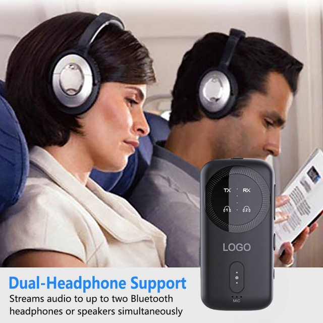 one pair two Bluetooth 5.4 Airplane Adapter