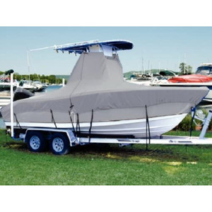 Housse de yacht en forme de T imperméable avec garde-corps haut, en tissu Oxford de haute qualité - Product Image 2