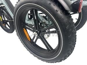 Triciclo Eléctrico de Carga con Llantas Gruesas de 20 Pulgadas, 7 Velocidades, 25 Ah, Plegable, de Tres Ruedas, para la Familia - Product Image 5