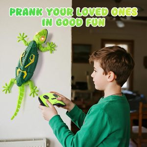 Ept New IR tường Crawler Gecko hồng ngoại có thể sạc lại điều khiển từ xa Robot đồ chơi RC tường Crawler Gecko - Product Image 3