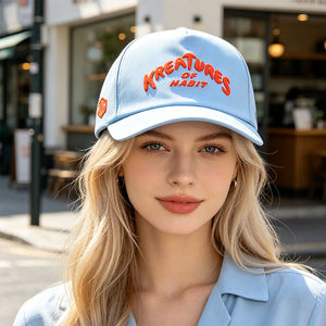 Gorra de Béisbol Suave de 5 Paneles con Logotipo Personalizado, Gorras de Béisbol con Logotipo Plateado - Product Image 1
