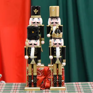 Hot Sell 12 Zoll Weihnachten Holz Nussknacker Soldat als Geschenk Dekoration Weihnachten
