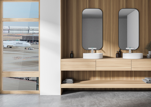 Sèche-mains automatique 2 en 1 Air Tap, en laiton, à jet haute vitesse, pour toilettes, avec filtre HEPA - Product Image 6