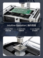 Nouveau robot de soudage automatique Dinghua à 3 axes, alimentateur d'étain de précision, machine de soudage de PCB/PCBA en acier inoxydable, réparation SMD BGA, AC220V