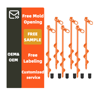 <span class=keywords><strong>Kit</strong></span> d'<span class=keywords><strong>ancrage</strong></span> de trampoline de Camping à vents forts et robustes <span class=keywords><strong>pour</strong></span> auvents abris de voiture ensembles de balançoires chevilles de tente de maison mobile ancres de terre - Product Image 1